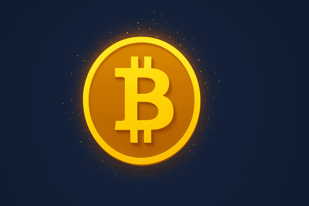 لوگوی بیتکوین به عنوان نماد قدرت در بازار دیجیتال