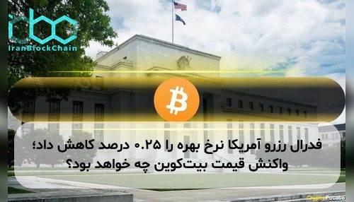 فدرال رزرو آمریکا نرخ بهره را ۰.۲۵ درصد کاهش داد؛ واکنش قیمت بیت‌کوین چه خواهد بود؟