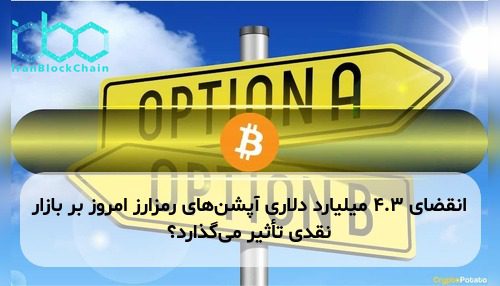 انقضای ۴.۳ میلیارد دلاری آپشن‌های رمزارز امروز بر بازار نقدی تأثیر می‌گذارد؟