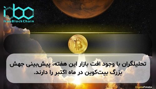 تحلیلگران با وجود افت بازار این هفته، پیش‌بینی جهش بزرگ بیت‌کوین در ماه اکتبر را دارند.