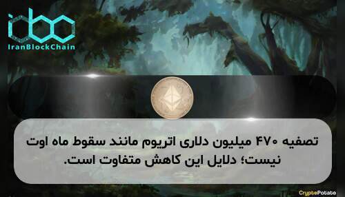 تصفیه ۴۷۰ میلیون دلاری اتریوم مانند سقوط ماه اوت نیست؛ دلایل این کاهش متفاوت است.
