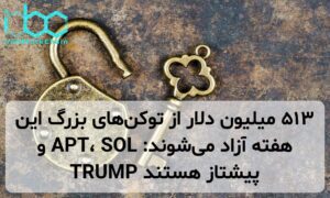 ۵۱۳ میلیون دلار از توکنهای بزرگ این هفته آزاد میشوند: APT، SOL و TRUMP پیشتاز هستند