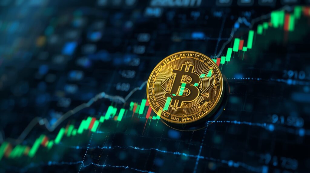 نمودار قیمت بیتکوین در تاریخ رکورد
