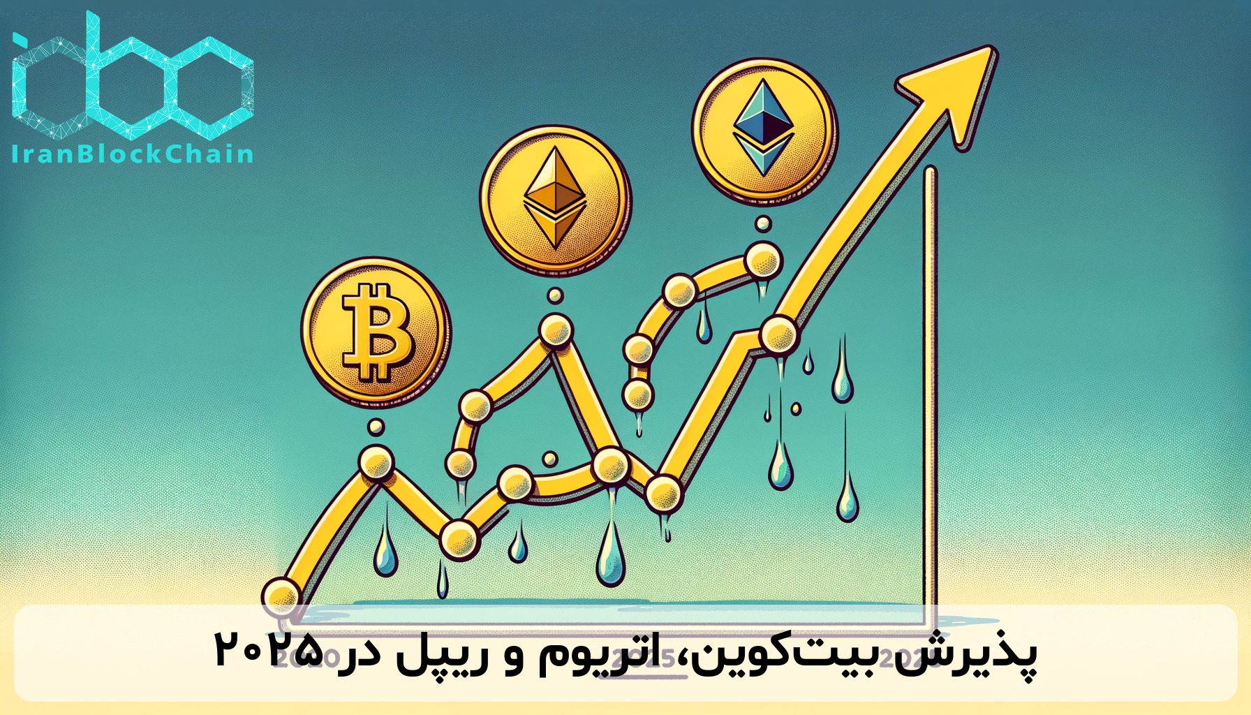 پذیرش بیت‌کوین، اتریوم و ریپل در 2025