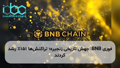 BNB: جهش تاریخی زنجیره؛ تراکنش‌ها ۱۵۱٪ رشد کردند