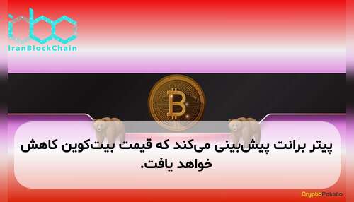 پیتر برانت پیشبینی میکند که قیمت بیتکوین کاهش خواهد یافت.