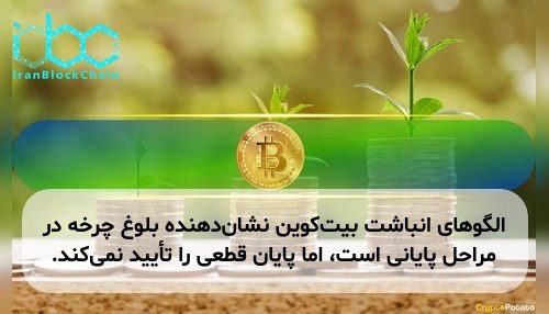 الگوهای انباشت بیتکوین نشاندهنده بلوغ چرخه در مراحل پایانی است، اما پایان قطعی را تأیید نمیکند.