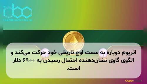 اتریوم دوباره به سمت اوج تاریخی خود حرکت می‌کند و الگوی گاوی نشان‌دهنده احتمال رسیدن به ۶۹۰۰ دلار است.