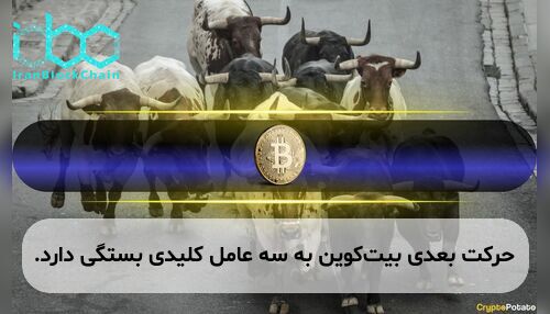 حرکت بعدی بیت‌کوین به سه عامل کلیدی بستگی دارد.