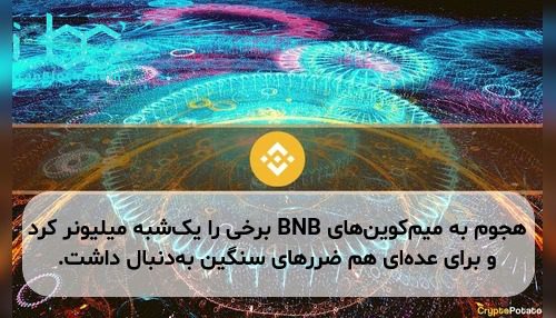 هجوم به میم‌کوین‌های BNB برخی را یک‌شبه میلیونر کرد و برای عده‌ای هم ضررهای سنگین به‌دنبال داشت.