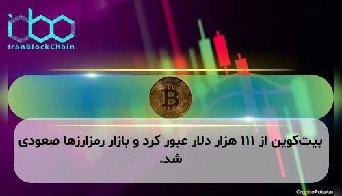 بیت‌کوین از ۱۱۱ هزار دلار عبور کرد و بازار رمزارزها صعودی شد.