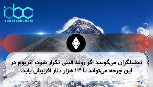 تحلیلگران می‌گویند اگر روند قبلی تکرار شود، اتریوم در این چرخه می‌تواند تا ۱۳ هزار دلار افزایش یابد.