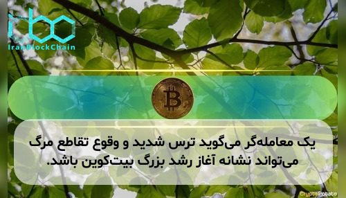 یک معامله‌گر می‌گوید ترس شدید و وقوع تقاطع مرگ می‌تواند نشانه آغاز رشد بزرگ بیت‌کوین باشد.