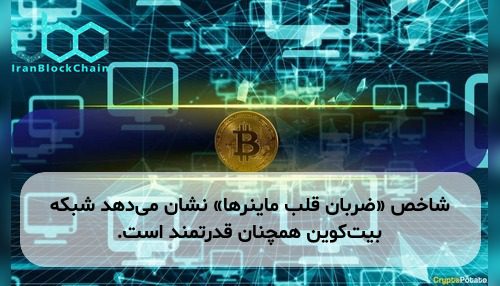 شاخص «ضربان قلب ماینرها» نشان می‌دهد شبکه بیت‌کوین همچنان قدرتمند است.