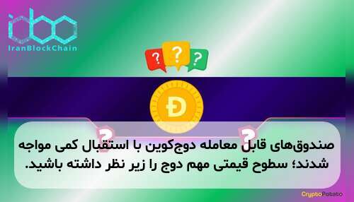 صندوق‌های قابل معامله دوج‌کوین با استقبال کمی مواجه شدند؛ سطوح قیمتی مهم دوج را زیر نظر داشته باشید.