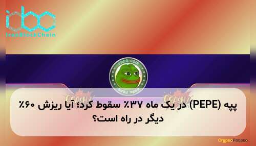 پپه (PEPE) در یک ماه ۳۷٪ سقوط کرد؛ آیا ریزش ۶۰٪ دیگر در راه است؟