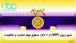 عبور ریپل (XRP) از ۲ دلار؛ سطوح مهم حمایت و مقاومت