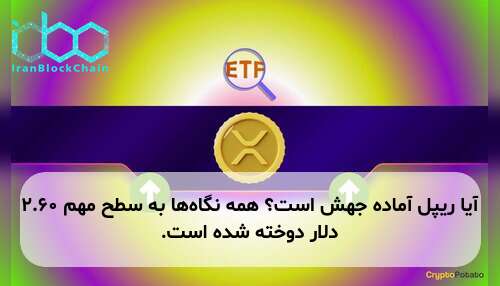 آیا ریپل آماده جهش است؟ همه نگاه‌ها به سطح مهم ۲.۶۰ دلار دوخته شده است.