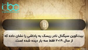 بیت‌کوین سیگنال نادر ریسک به پاداشی را نشان داده که از سال ۲۰۱۹ فقط سه بار دیده شده است.