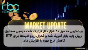 بیت‌کوین به مرز ۸۰ هزار دلار نزدیک شد، دومین صندوق ETF ریپل وارد بازار آمریکا شد و فدرال رزرو امیدها برای کاهش نرخ بهره را افزایش داد.