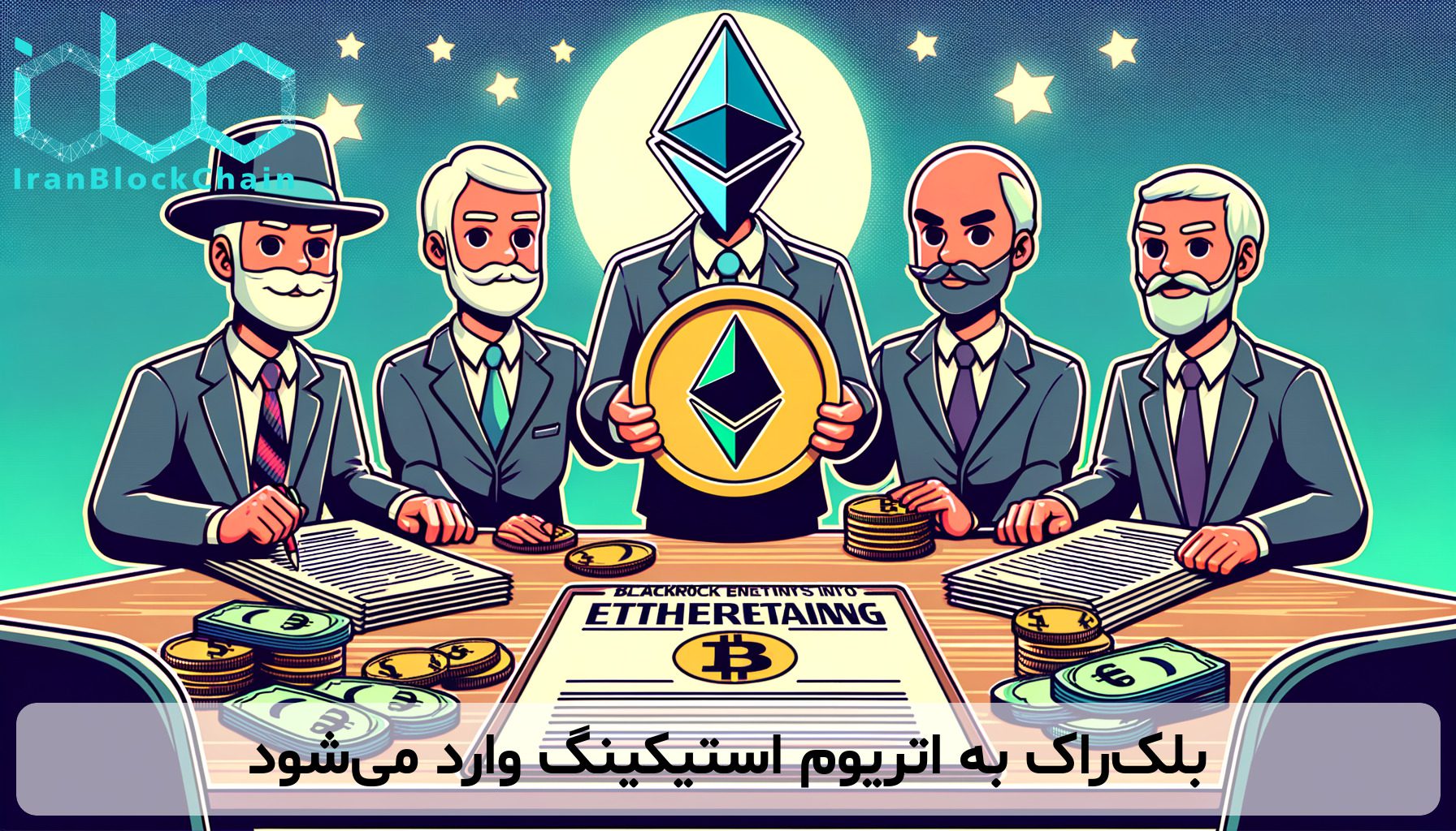 بلک‌راک به اتریوم استیکینگ وارد می‌شود
