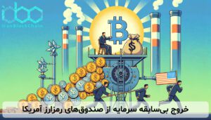 خروج بی‌سابقه سرمایه از صندوق‌های رمزارز آمریکا