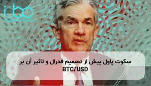 سکوت پاول پیش از تصمیم فدرال و تاثیر آن بر BTC/USD