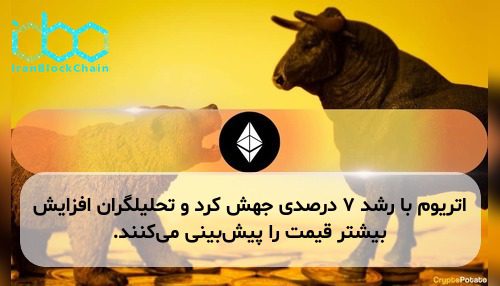 اتریوم با رشد ۷ درصدی جهش کرد و تحلیلگران افزایش بیشتر قیمت را پیش‌بینی می‌کنند.