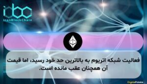 فعالیت شبکه اتریوم به بالاترین حد خود رسید، اما قیمت آن همچنان عقب مانده است.