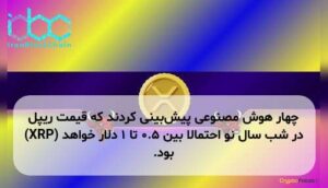 چهار هوش مصنوعی پیشبینی کردند که قیمت ریپل (XRP) در شب سال نو احتمالا بین ۰.۵ تا ۱ دلار خواهد بود.