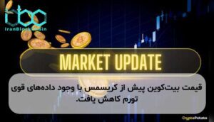 قیمت بیت‌کوین پیش از کریسمس با وجود داده‌های قوی تورم کاهش یافت.