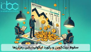 سقوط بیت‌کوین و رکورد لیکوئیدیشن رمزارزها