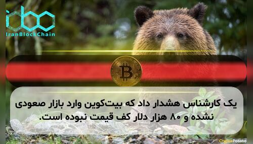یک کارشناس هشدار داد که بیت‌کوین وارد بازار صعودی نشده و ۸۰ هزار دلار کف قیمت نبوده است.