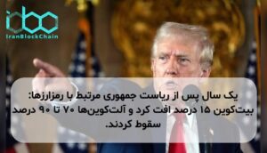 یک سال پس از ریاست جمهوری مرتبط با رمزارزها: بیت‌کوین ۱۵ درصد افت کرد و آلت‌کوین‌ها ۷۰ تا ۹۰ درصد سقوط کردند.