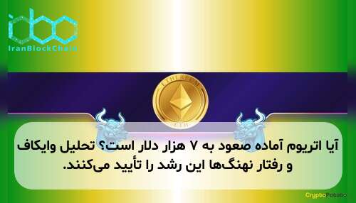 آیا اتریوم آماده صعود به ۷ هزار دلار است؟ تحلیل وایکاف و رفتار نهنگ‌ها این رشد را تأیید می‌کنند.