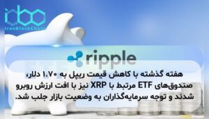 هفته گذشته با کاهش قیمت ریپل به ۱.۷۰ دلار، صندوقهای ETF مرتبط با XRP نیز با افت ارزش روبرو شدند و توجه سرمایهگذاران به وضعیت بازار جلب شد.
