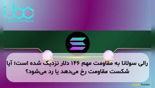 رالی سولانا به مقاومت مهم ۱۴۶ دلار نزدیک شده است؛ آیا شکست مقاومت رخ می‌دهد یا رد می‌شود؟