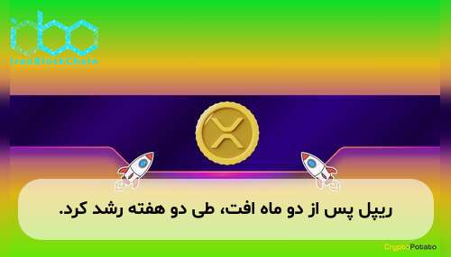 ریپل پس از دو ماه افت، طی دو هفته رشد کرد.