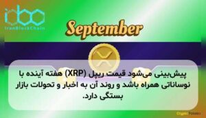 پیش‌بینی می‌شود قیمت ریپل (XRP) هفته آینده با نوساناتی همراه باشد و روند آن به اخبار و تحولات بازار بستگی دارد.