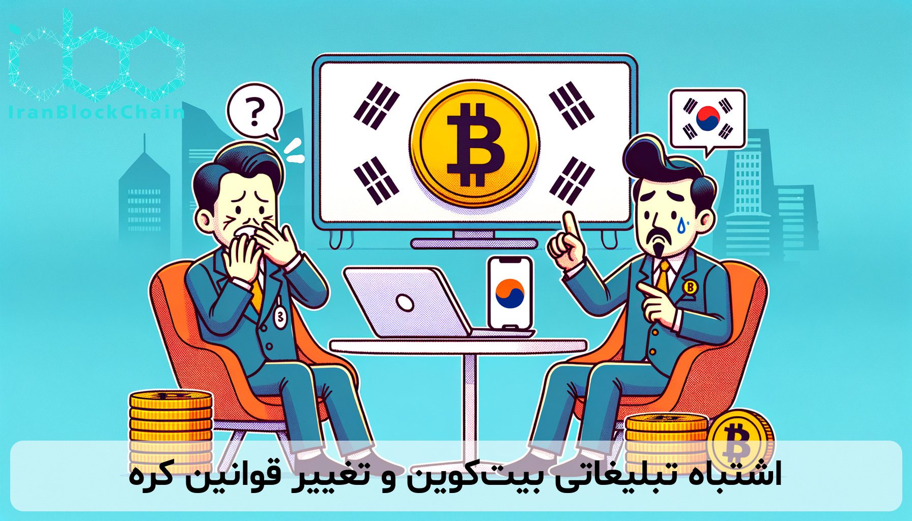 اشتباه تبلیغاتی بیت‌کوین و تغییر قوانین کره