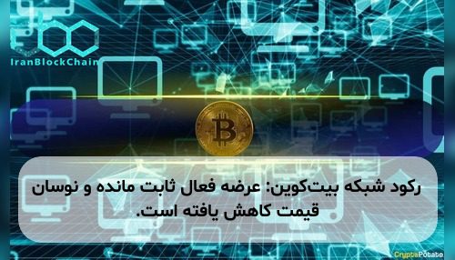 رکود شبکه بیت‌کوین: عرضه فعال ثابت مانده و نوسان قیمت کاهش یافته است.