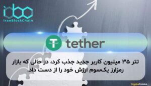 تتر ۳۵ میلیون کاربر جدید جذب کرد، در حالی که بازار رمزارز یک‌سوم ارزش خود را از دست داد.