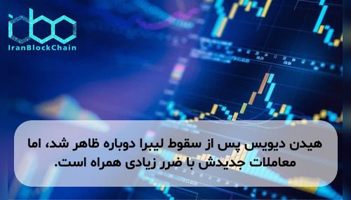 هیدن دیویس پس از سقوط لیبرا دوباره ظاهر شد، اما معاملات جدیدش با ضرر زیادی همراه است.