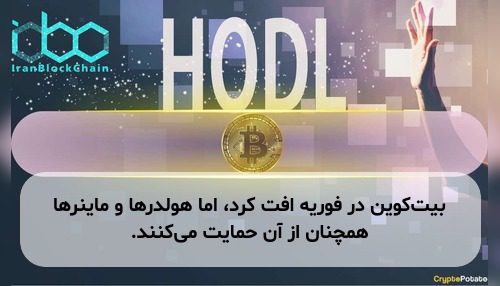 بیت‌کوین در فوریه افت کرد، اما هولدرها و ماینرها همچنان از آن حمایت می‌کنند.
