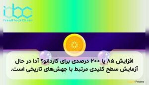 افزایش ۸۵ یا ۲۰۰ درصدی برای کاردانو؟ آدا در حال آزمایش سطح کلیدی مرتبط با جهش‌های تاریخی است.