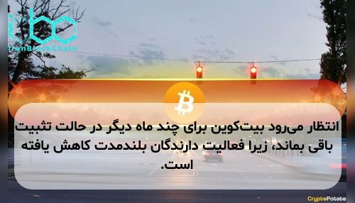 انتظار می‌رود بیت‌کوین برای چند ماه دیگر در حالت تثبیت باقی بماند، زیرا فعالیت دارندگان بلندمدت کاهش یافته است.