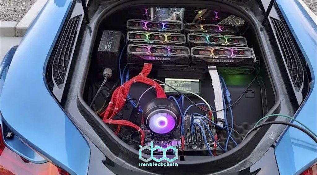 رانندگی به ماه؟ مرزعه استخراج ارز دیجیتال قابل حمل در BMW نصب شد