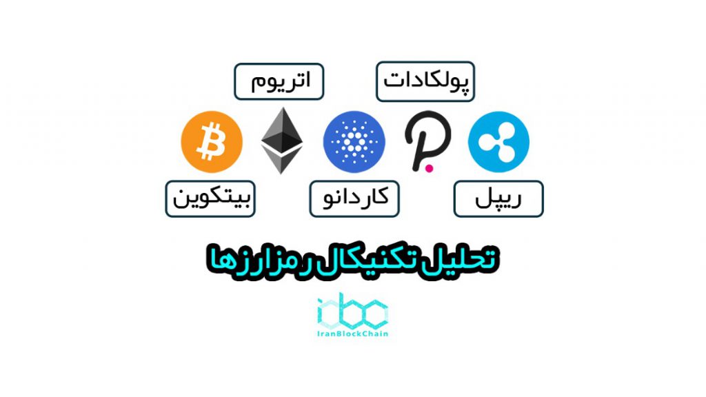 تحلیل تکنیکال رمزارز های بیتکوین اتریوم ریپل کاردانو پولکادات 18 بهمن ماه 1399