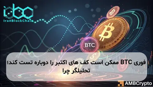 BTC ممکن است کف های اکتبر را دوباره تست کند؛ تحلیلگر چرا