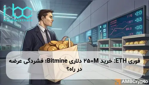 ETH: خرید 250M دلاری Bitmine؛ فشردگی عرضه در راه؟